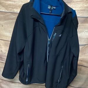 New Balance Men's Black and Blue Performance Jacket